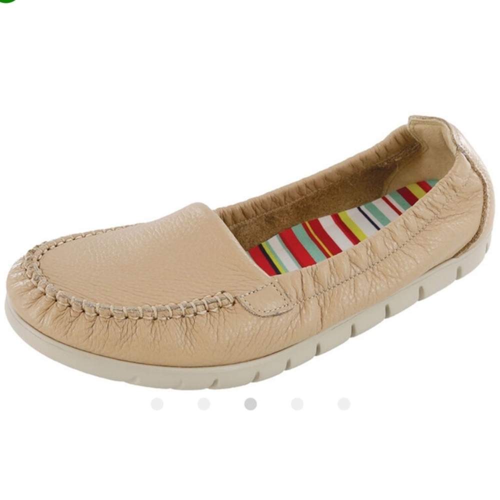 SAS Sunny Slip On Men's Beige Tan Loafers Size 12 - Picture 4 of 13